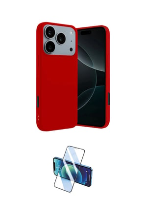 Apple Uyumlu iPhone  Pro Max Kılıf Kozmos Yansıma Özel Seri İkili Koruma Seti