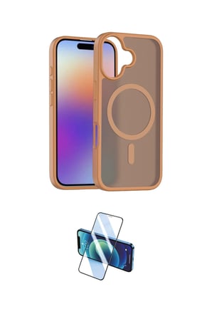 Apple Uyumlu iPhone  Kılıf Siluet Minimal Prime İkili Koruma Seti