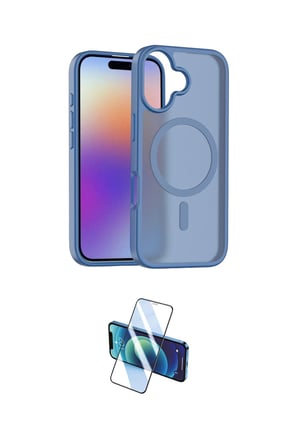 Apple Uyumlu iPhone  Kılıf Siluet Minimal Prime İkili Koruma Seti