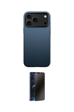 Apple Uyumlu iPhone  Pro Max Kılıf Zirve Modern Prime İkili Koruma Seti
