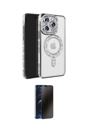 Apple Uyumlu iPhone  Pro Max Kılıf Zirve Doku Prime İkili Koruma Seti
