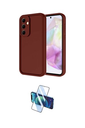 Samsung Uyumlu Galaxy A Kılıf Yankı Yansıma Özel Seri İkili Koruma Seti