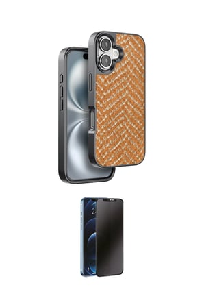 Apple Uyumlu iPhone  Kılıf Vadi Özel Seri İkili Koruma Seti