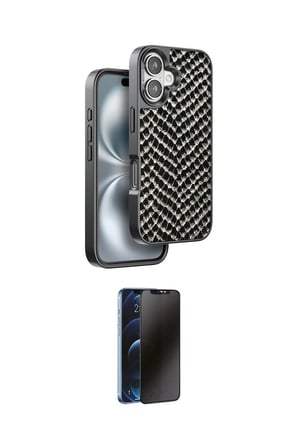 Apple Uyumlu iPhone  Kılıf Vadi Özel Seri İkili Koruma Seti