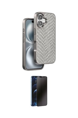 Apple Uyumlu iPhone  Kılıf Vadi Özel Seri İkili Koruma Seti