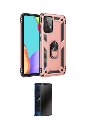 Samsung Uyumlu Galaxy A Kılıf Ahenk Klasik Koleksiyonu İkili Koruma Seti