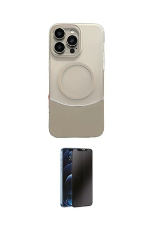 Apple Uyumlu iPhone  Pro Max Kılıf Kozmos Form Özel Seri İkili Koruma Seti
