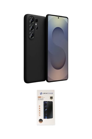 Samsung Uyumlu Galaxy S Ultra Kılıf Kozmos Yansıma Özel Seri İkili Koruma Seti