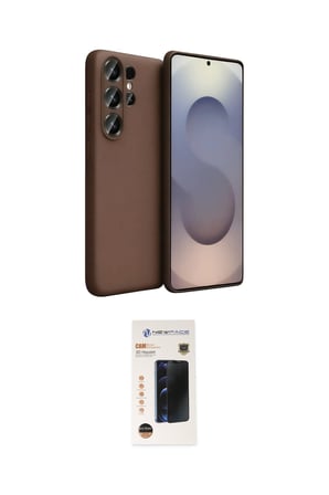 Samsung Uyumlu Galaxy S Ultra Kılıf Kozmos Yansıma Özel Seri İkili Koruma Seti
