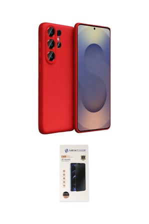 Samsung Uyumlu Galaxy S Ultra Kılıf Kozmos Yansıma Özel Seri İkili Koruma Seti