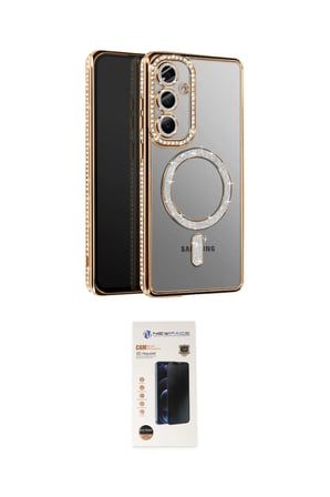 Samsung Uyumlu Galaxy A G Kılıf Siluet Işık Serisi İkili Koruma Seti