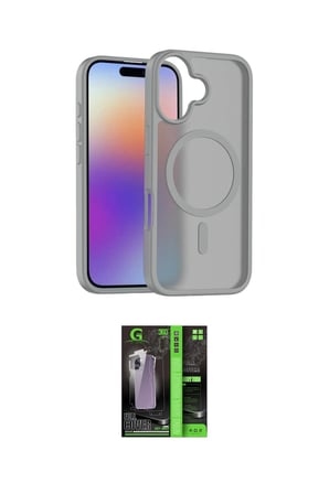 Apple Uyumlu iPhone  Kılıf Siluet Minimal Prime İkili Koruma Seti