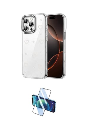 Apple Uyumlu iPhone  Pro Max Kılıf Yörünge Form İkili Koruma Seti
