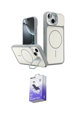 Apple Uyumlu iPhone  Kılıf İz Modern Prime İkili Koruma Seti