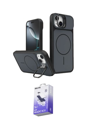 Apple Uyumlu iPhone  Kılıf İz Modern Prime İkili Koruma Seti