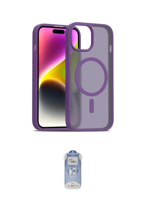 Apple Uyumlu iPhone  Kılıf Siluet Minimal Prime İkili Koruma Seti
