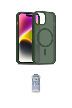 Apple Uyumlu iPhone  Kılıf Siluet Minimal Prime İkili Koruma Seti