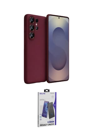 Samsung Uyumlu Galaxy S Ultra Kılıf Kozmos Yansıma Özel Seri İkili Koruma Seti