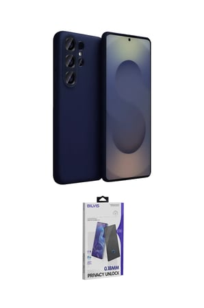 Samsung Uyumlu Galaxy S Ultra Kılıf Kozmos Yansıma Özel Seri İkili Koruma Seti