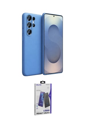 Samsung Uyumlu Galaxy S Ultra Kılıf Kozmos Yansıma Özel Seri İkili Koruma Seti