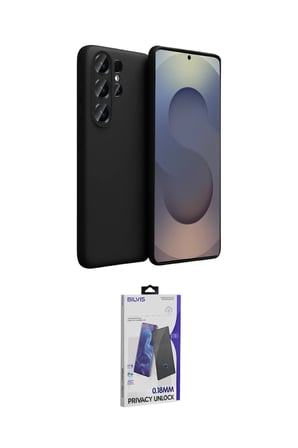 Samsung Uyumlu Galaxy S Ultra Kılıf Kozmos Yansıma Özel Seri İkili Koruma Seti