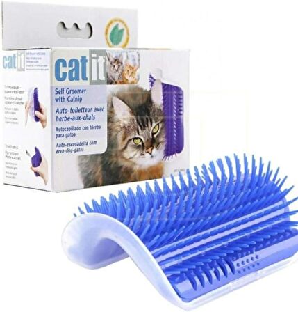 CoolToolls Kedi Kaşıma Aparatı, Duvara Monte Edilebilir Kedi Tarağı, Kedi Otlu Kaşınma Aparatı