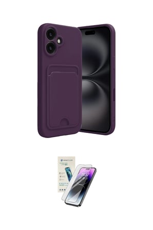 Apple Uyumlu iPhone  Kılıf Vadi Çizgi Prime İkili Koruma Seti