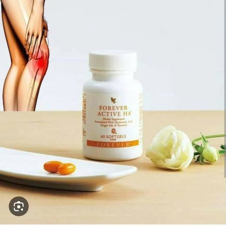 Forever Active Ha-Hyaloranic Acid, Zencefil ve Zerdeçal içeren Takviye Edici Gıda – 60 SOFTJEL