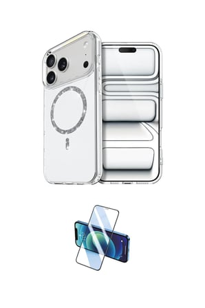 Apple Uyumlu iPhone  Pro Max Kılıf Kıvılcım Form Prime İkili Koruma Seti