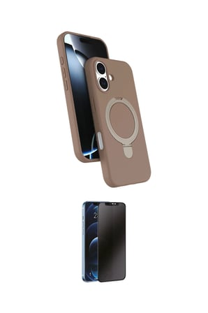 Apple Uyumlu iPhone  Kılıf İz Işık Koleksiyonu İkili Koruma Seti