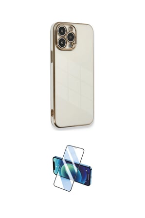 Apple Uyumlu iPhone  Pro Max Kılıf Yankı Serisi İkili Koruma Seti