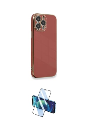 Apple Uyumlu iPhone  Pro Max Kılıf Yankı Serisi İkili Koruma Seti