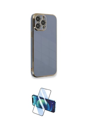Apple Uyumlu iPhone  Pro Max Kılıf Yankı Serisi İkili Koruma Seti