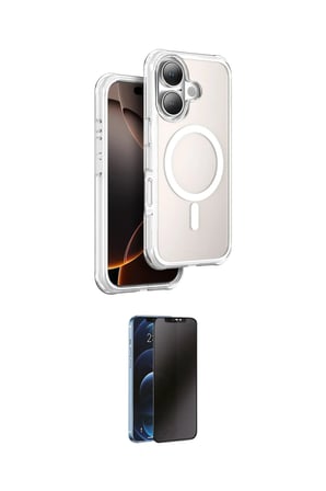 Apple Uyumlu iPhone  Kılıf Zirve Klasik Prime İkili Koruma Seti