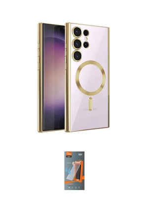 Samsung Uyumlu Galaxy S Ultra Kılıf Nova Işık Özel Seri İkili Koruma Seti