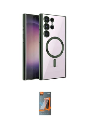 Samsung Uyumlu Galaxy S Ultra Kılıf Nova Işık Özel Seri İkili Koruma Seti