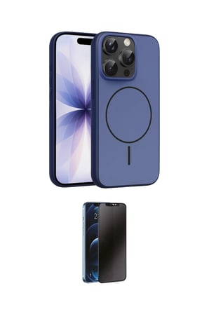 Apple Uyumlu iPhone  Pro Max Kılıf Atlas Asil Prime İkili Koruma Seti