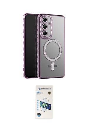 Samsung Uyumlu Galaxy A G Kılıf Siluet Işık Serisi İkili Koruma Seti