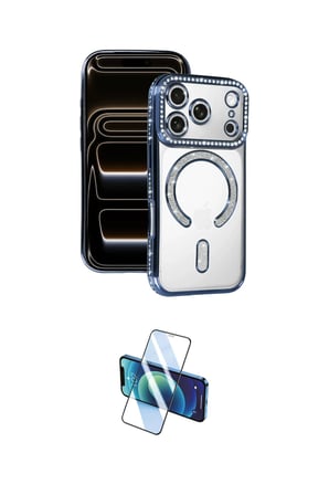 Apple Uyumlu iPhone  Pro Max Kılıf Zirve Doku Prime İkili Koruma Seti