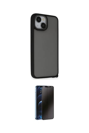 Apple Uyumlu iPhone  Kılıf Atlas Form İkili Koruma Seti