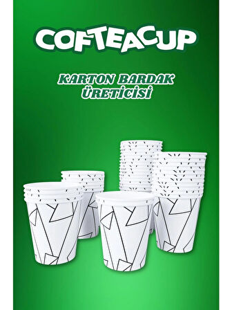 Karton Bardak 200 Adet 8 Oz - 240 ml