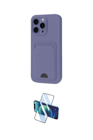 Apple Uyumlu iPhone  Pro Max Kılıf Vadi Çizgi Prime İkili Koruma Seti