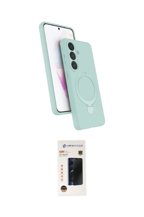 Samsung Uyumlu Galaxy S Kılıf İz Işık Koleksiyonu İkili Koruma Seti