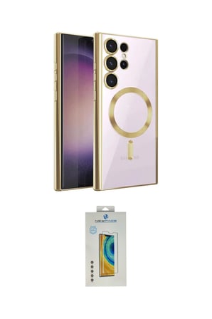 Samsung Uyumlu Galaxy S Ultra Kılıf Nova Işık Özel Seri İkili Koruma Seti