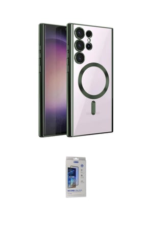 Samsung Uyumlu Galaxy S Ultra Kılıf Nova Işık Özel Seri İkili Koruma Seti