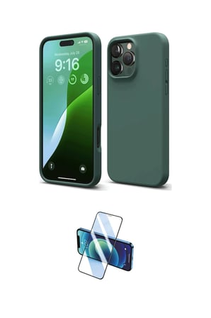 Apple Uyumlu iPhone  Pro Max Kılıf Kozmos Yansıma Özel Seri İkili Koruma Seti