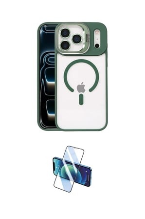Apple Uyumlu iPhone  Pro Max Kılıf Yadigar Asil Koleksiyonu İkili Koruma Seti