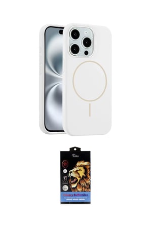 Apple Uyumlu iPhone  Pro Max Kılıf Yankı Form Serisi İkili Koruma Seti