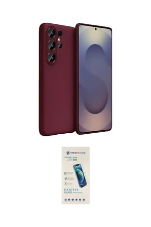 Samsung Uyumlu Galaxy S Ultra Kılıf Kozmos Yansıma Özel Seri İkili Koruma Seti