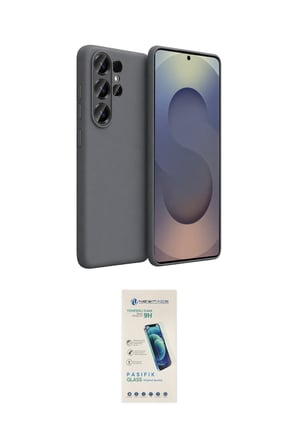 Samsung Uyumlu Galaxy S Ultra Kılıf Kozmos Yansıma Özel Seri İkili Koruma Seti
